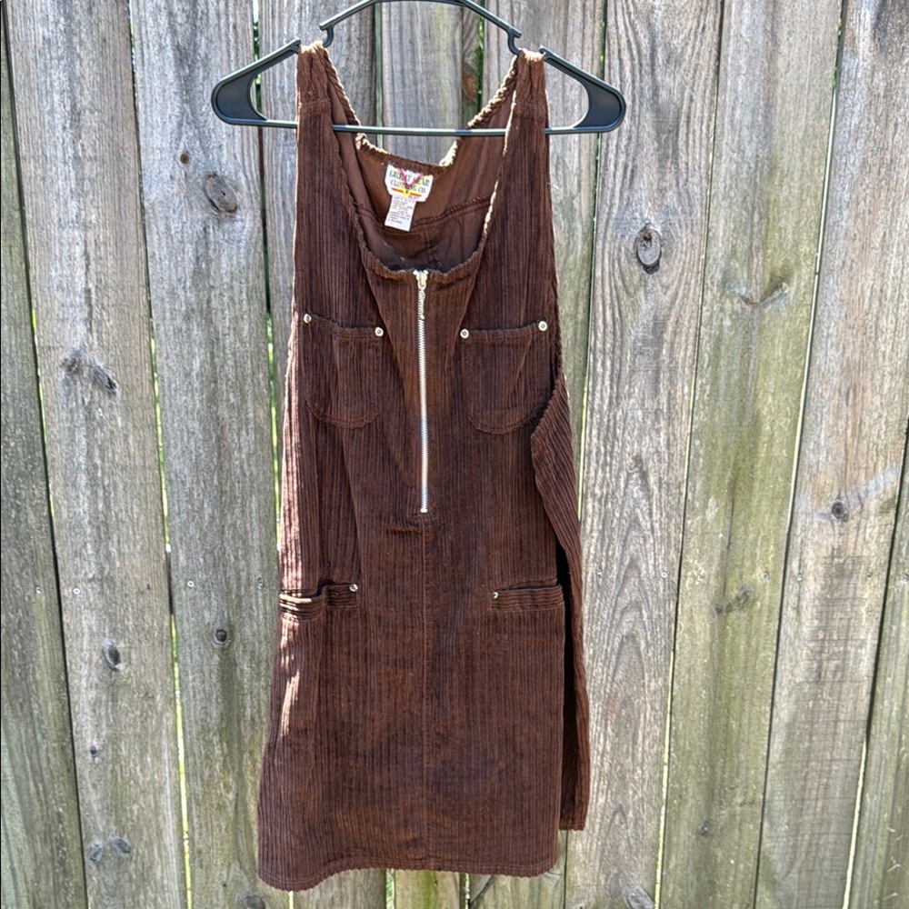 Brown Ribbed Sleeveless Sheath Midi Dress